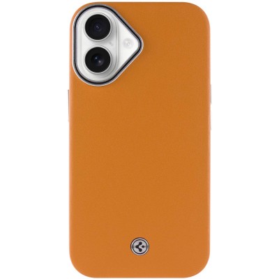 Чохол PC+Leather SGP with MagSafe для Apple iPhone 16 Plus (6.7") Brown
