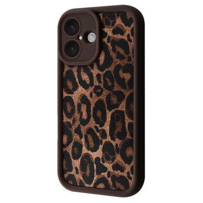Чохол Pretty Case iPhone 16 leopard
