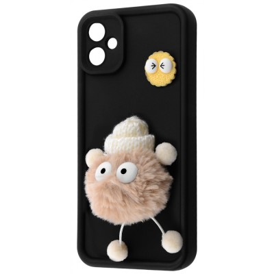 Чохол Pretty Things Case Samsung Galaxy A06 black/fluffy white