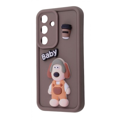 Чохол Pretty Things Case Samsung Galaxy A34 brown/baby