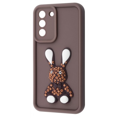 Чохол Pretty Things Case Samsung Galaxy S21 FE (G990B) brown/rabbit