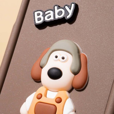Чохол Pretty Things Case Xiaomi Redmi 13 4G/Poco M6 4G/Note 13R brown/fluffy white