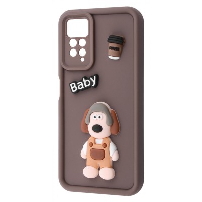 Чохол Pretty Things Case Xiaomi Redmi Note 11 Pro/Redmi Note 12 Pro 4G brown/baby