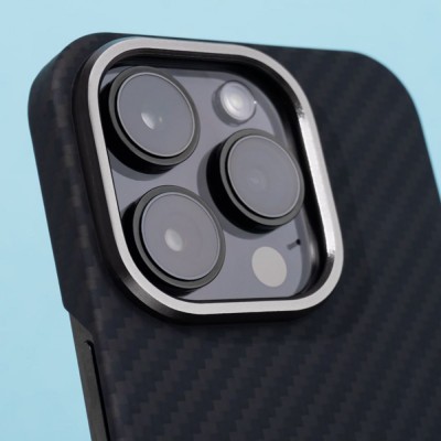 Чохол Proove Carbon Slim with Magnetic Ring iPhone 15 Pro (PCCSIP15P002) black