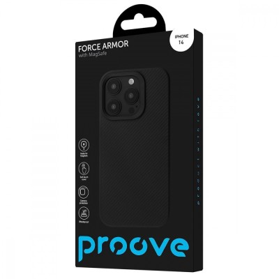 Чохол Proove Force Armor Case with Magnetic Ring iPhone 14 black (PCFAIP140002)