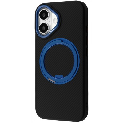 Чохол Proove Reinforce Case with Magnetic Ring iPhone 16 blue (PCREIP160012)