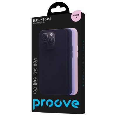 Чохол Proove Silicone Case with Magnetic Ring iPhone 14 black (PCSMIP140002)