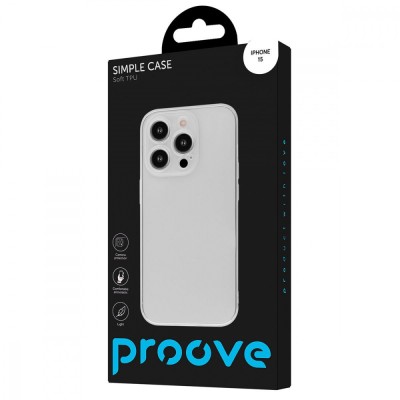 Чохол Proove Simple Case iPhone 15 transparent (PCSCIP150001)