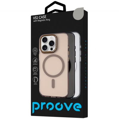 Чохол Proove VS1 Case with Magnetic Ring iPhone 15 Pro gold (PCVSIP15P030)