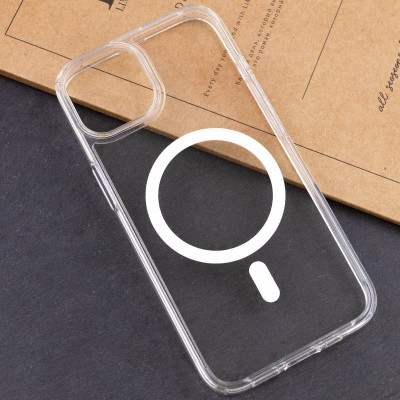 Чохол SGP Ultra Hybrid (MagFit) для Apple iPhone 15 (6.1") Прозорий