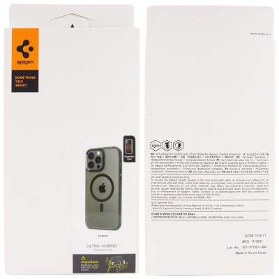 Чохол SGP Ultra Hybrid Mag для Apple iPhone 16 Pro (6.3") Чорний