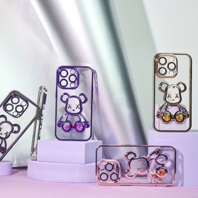 Чохол Shining Bear Case iPhone 12 silver