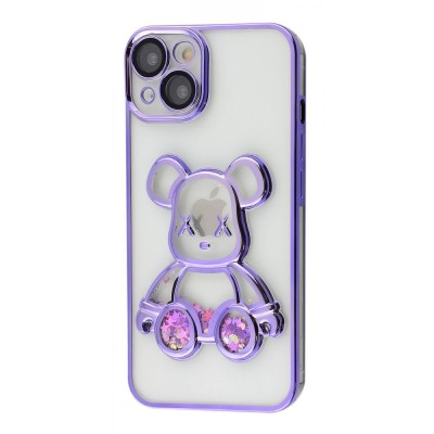 Чохол Shining Bear Case iPhone 13 dark purple