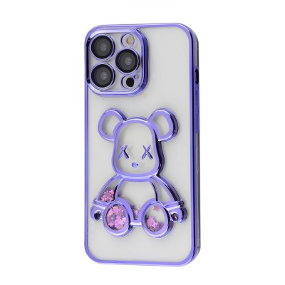 Чохол Shining Bear Case iPhone 13 Pro purple
