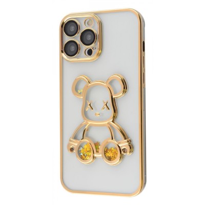 Чохол Shining Bear Case iPhone 14 Pro Max gold