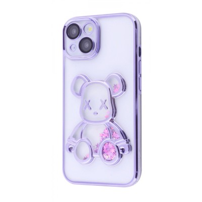 Чохол Shining Bear Case iPhone 15 dark purple