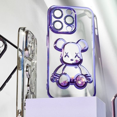 Чохол Shining Bear Case iPhone 15 Pro gold