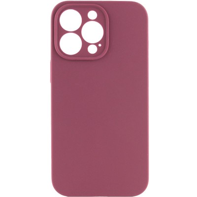 Чохол Silicone Case Full Camera Protective (AA) NO LOGO для Apple iPhone 14 Pro (6.1") Бордовий / Plum Чохол Silicone Case Full Camera Protective (AA) NO LOGO для Apple iPhone 14 Pro (6.1") Бордовий / Plum