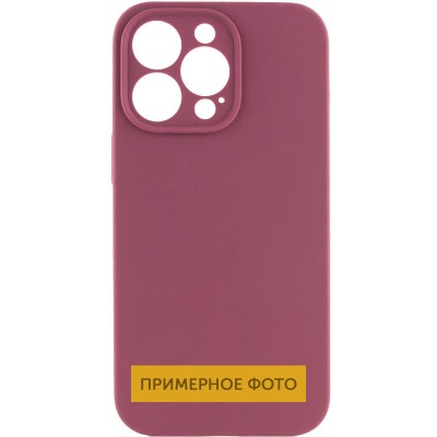 Чохол Silicone Case Full Camera Protective (AA) NO LOGO для Apple iPhone 16 Plus (6.7") Бордовий / Plum Чохол Silicone Case Full Camera Protective (AA) NO LOGO для Apple iPhone 16 Plus (6.7") Бордовий / Plum