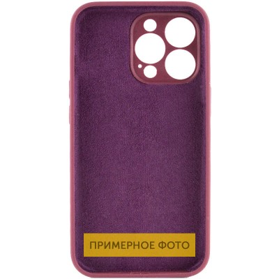 Чохол Silicone Case Full Camera Protective (AA) NO LOGO для Apple iPhone 16 Plus (6.7") Бордовий / Plum Чохол Silicone Case Full Camera Protective (AA) NO LOGO для Apple iPhone 16 Plus (6.7") Бордовий / Plum