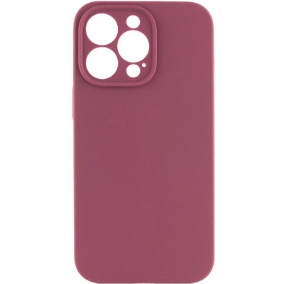 Чохол Silicone Case Full Camera Protective (AA) NO LOGO для Apple iPhone 16 Pro Max (6.9") Бордовий / Plum Чохол Silicone Case Full Camera Protective (AA) NO LOGO для Apple iPhone 16 Pro Max (6.9") Бордовий / Plum