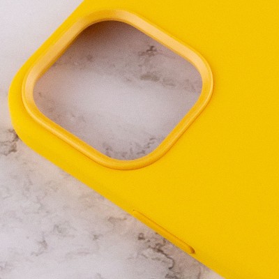 Чохол Silicone case (AAA) full with Magsafe and Animation для Apple iPhone 12 Pro / 12 (6.1") Жовтий / Sunflower Чохол Silicone case (AAA) full with Magsafe and Animation для Apple iPhone 12 Pro / 12 (6.1") Жовтий / Sunflower