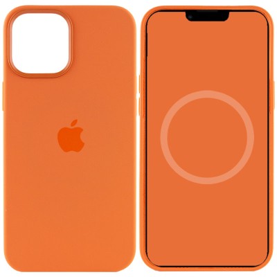 Чохол Silicone case (AAA) full with Magsafe and Animation для Apple iPhone 12 Pro / 12 (6.1") Помаранчевий / Kumquat Чохол Silicone case (AAA) full with Magsafe and Animation для Apple iPhone 12 Pro / 12 (6.1") Помаранчевий / Kumquat