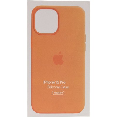 Чохол Silicone case (AAA) full with Magsafe and Animation для Apple iPhone 12 Pro / 12 (6.1") Помаранчевий / Kumquat Чохол Silicone case (AAA) full with Magsafe and Animation для Apple iPhone 12 Pro / 12 (6.1") Помаранчевий / Kumquat