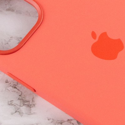 Чохол Silicone case (AAA) full with Magsafe and Animation для Apple iPhone 12 Pro / 12 (6.1") Помаранчевий / Pink citrus Чохол Silicone case (AAA) full with Magsafe and Animation для Apple iPhone 12 Pro / 12 (6.1") Помаранчевий / Pink citrus