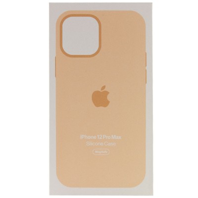 Чохол Silicone case (AAA) full with Magsafe and Animation для Apple iPhone 12 Pro Max (6.7") Помаранчевий / Cantaloupe Чохол Silicone case (AAA) full with Magsafe and Animation для Apple iPhone 12 Pro Max (6.7") Помаранчевий / Cantaloupe