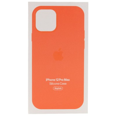 Чохол Silicone case (AAA) full with Magsafe and Animation для Apple iPhone 12 Pro Max (6.7") Помаранчевий / Pink citrus Чохол Silicone case (AAA) full with Magsafe and Animation для Apple iPhone 12 Pro Max (6.7") Помаранчевий / Pink citrus
