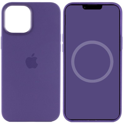 Чохол Silicone case (AAA) full with Magsafe and Animation для Apple iPhone 12 Pro Max (6.7") Фіолетовий / Amethyst Чохол Silicone case (AAA) full with Magsafe and Animation для Apple iPhone 12 Pro Max (6.7") Фіолетовий / Amethyst