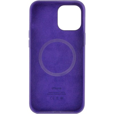 Чохол Silicone case (AAA) full with Magsafe and Animation для Apple iPhone 12 Pro Max (6.7") Фіолетовий / Amethyst Чохол Silicone case (AAA) full with Magsafe and Animation для Apple iPhone 12 Pro Max (6.7") Фіолетовий / Amethyst