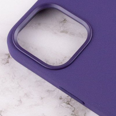 Чохол Silicone case (AAA) full with Magsafe and Animation для Apple iPhone 12 Pro Max (6.7") Фіолетовий / Amethyst Чохол Silicone case (AAA) full with Magsafe and Animation для Apple iPhone 12 Pro Max (6.7") Фіолетовий / Amethyst