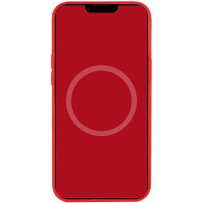 Чохол Silicone case (AAA) full with Magsafe and Animation для Apple iPhone 12 Pro Max (6.7") Червоний / Red