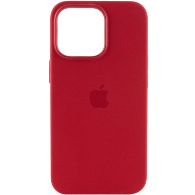 Чохол Silicone case (AAA) full with Magsafe and Animation для Apple iPhone 13 Pro (6.1") Червоний / Red Чохол Silicone case (AAA) full with Magsafe and Animation для Apple iPhone 13 Pro (6.1") Червоний / Red