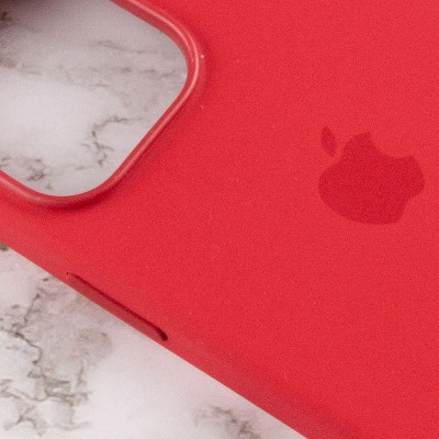 Чохол Silicone case (AAA) full with Magsafe and Animation для Apple iPhone 13 Pro (6.1") Червоний / Red Чохол Silicone case (AAA) full with Magsafe and Animation для Apple iPhone 13 Pro (6.1") Червоний / Red