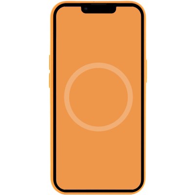 Чохол Silicone case (AAA) full with Magsafe and Animation для Apple iPhone 13 Pro Max (6.7") Помаранчевий / Marigold