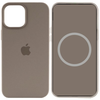 Чохол Silicone case (AAA) full with Magsafe and Animation для Apple iPhone 15 (6.1") Коричневий / Clay Чохол Silicone case (AAA) full with Magsafe and Animation для Apple iPhone 15 (6.1") Коричневий / Clay