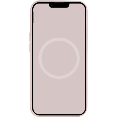 Чохол Silicone case (AAA) full with Magsafe and Animation для Apple iPhone 15 Plus (6.7") Рожевий / Light pink