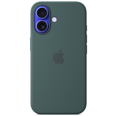 Чохол Silicone case (AAA) full with Magsafe and Animation для Apple iPhone 16 (6.1") Lake Green