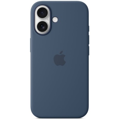 Чохол Silicone case (AAA) full with Magsafe and Animation для Apple iPhone 16 Plus (6.7") Denim