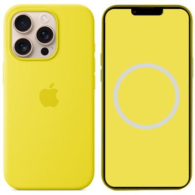 Чохол Silicone case (AAA) full with Magsafe and Animation для Apple iPhone 16 Pro Max (6.9") Star Fruit