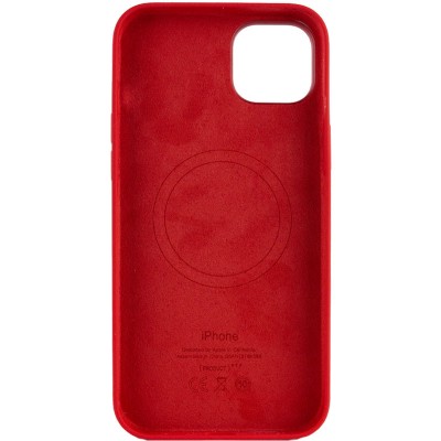 Чохол Silicone case (AAA) full with Magsafe для Apple iPhone 12 Pro Max (6.7") Червоний / Red Чохол Silicone case (AAA) full with Magsafe для Apple iPhone 12 Pro Max (6.7") Червоний / Red