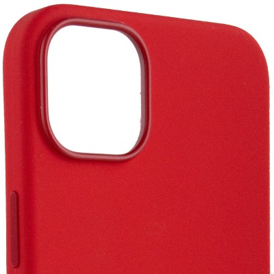 Чохол Silicone case (AAA) full with Magsafe для Apple iPhone 12 Pro Max (6.7") Червоний / Red Чохол Silicone case (AAA) full with Magsafe для Apple iPhone 12 Pro Max (6.7") Червоний / Red