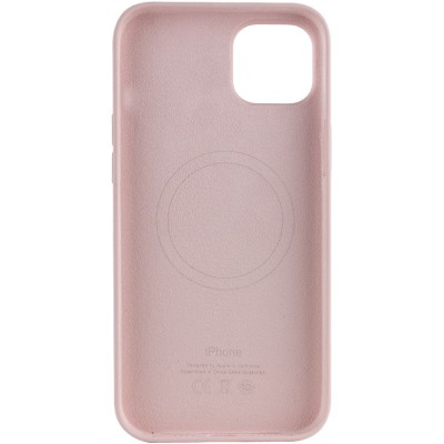 Чохол Silicone case (AAA) full with Magsafe для Apple iPhone 14 Pro Max (6.7") Рожевий / Chalk Pink Чохол Silicone case (AAA) full with Magsafe для Apple iPhone 14 Pro Max (6.7") Рожевий / Chalk Pink