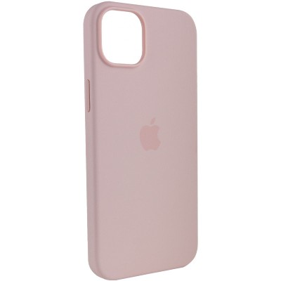 Чохол Silicone case (AAA) full with Magsafe для Apple iPhone 14 Pro Max (6.7") Рожевий / Chalk Pink Чохол Silicone case (AAA) full with Magsafe для Apple iPhone 14 Pro Max (6.7") Рожевий / Chalk Pink