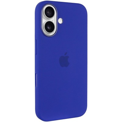 Чохол Silicone case (AAA) with Magsafe and Animation (button) для Apple iPhone 16 (6.1") Ultramarine Чохол Silicone case (AAA) with Magsafe and Animation (button) для Apple iPhone 16 (6.1") Ultramarine