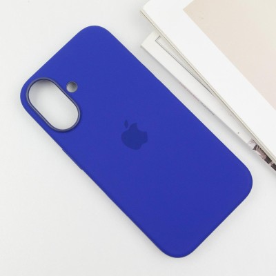 Чохол Silicone case (AAA) with Magsafe and Animation (button) для Apple iPhone 16 (6.1") Ultramarine Чохол Silicone case (AAA) with Magsafe and Animation (button) для Apple iPhone 16 (6.1") Ultramarine