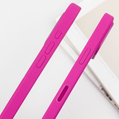 Чохол Silicone case (AAA) with Magsafe and Animation (button) для Apple iPhone 16 Pro (6.3") Fuchsia Чохол Silicone case (AAA) with Magsafe and Animation (button) для Apple iPhone 16 Pro (6.3") Fuchsia
